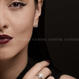 Anel Solitário Brilhantes Illusion Gota 0.56 CT