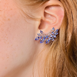 Brinco Ear Cuff Tanzanita e Brilhantes 6,03 CT – modelo