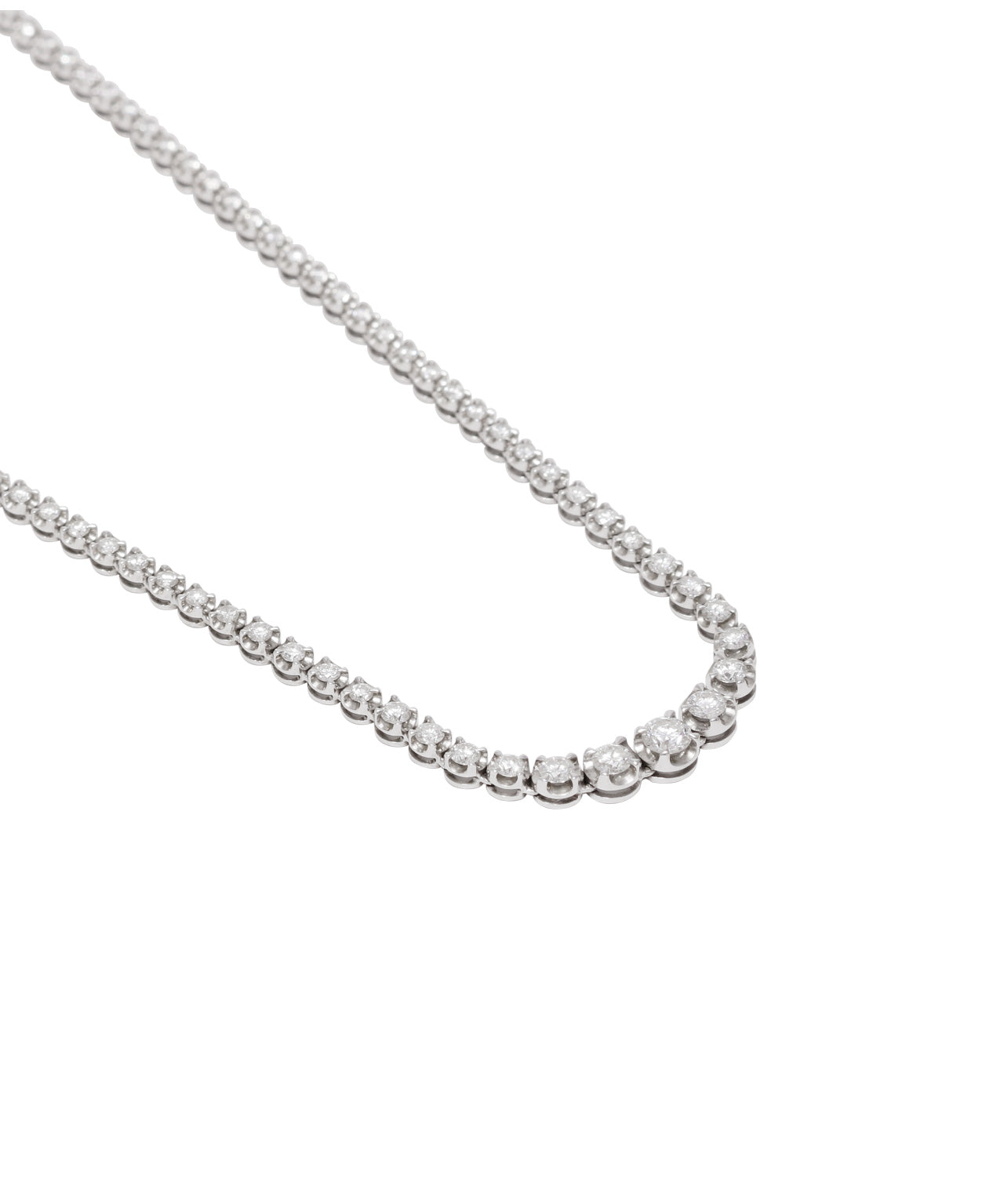 Colar Riviera Degradê Brilhantes 3,6 CT Suria – vista lateral