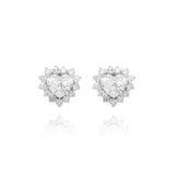 Brinco Coração e Brilhantes 2.5 CT