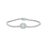 Pulseira Turmalina Paraíba com Brilhantes 2.5 CT