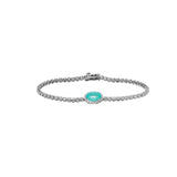 Pulseira Turmalina Paraíba e Brilhantes 2.5 CT