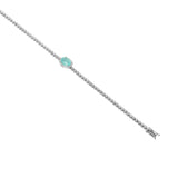 Pulseira Turmalina Paraíba e Brilhantes 2.5 CT