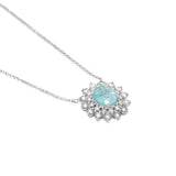 Colar Turmalina Paraíba e Brilhantes 2.1 CT