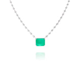 Colar Esmeralda Colombiana e Brilhantes 14.9 CT