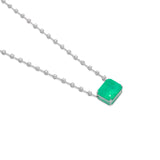 Colar Esmeralda Colombiana e Brilhantes 14.9 CT