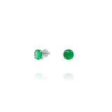 Brinco Solitário Esmeralda 4.3 CT
