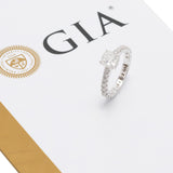 Anel Solitário Diamante e Brilhantes 2.3 CT
