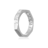 MEIA ALIANÇA DIAMANTES SQUARE PRINCESS 1.5 CT